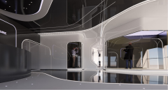 “未来太空舱”——用光影书写未来感的创意办公空间