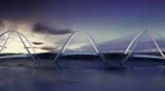 从冬奥会五环廊桥看拉索桥梁的照明设计