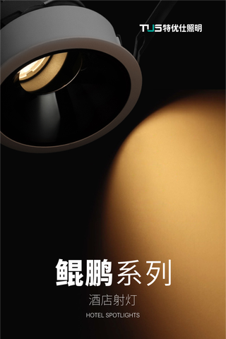 特優仕產品丨鯤鵬Pro款酒店射燈